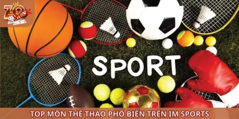 IM Sports - Nhà Cung Cấp Thể Thao Siêu Nổi Bật Tại ZOWIN 3 Top môn thể thao phổ biến trên IM Sports